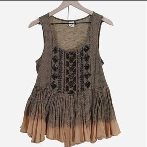 Anthropologie Akemi + Kin Sequin Swing Tank Top Medium